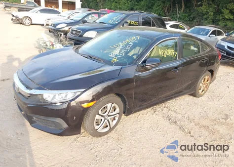 2017 Honda Civic Lx from USA, damaged, VIN 19XFC2F53HE029558